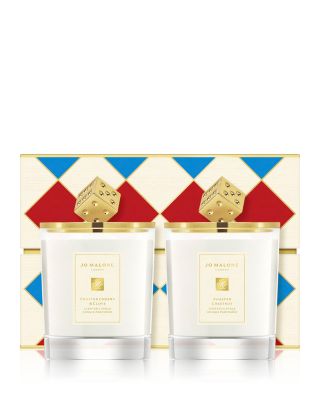 Decorated Candle Duo Holiday Gift Set