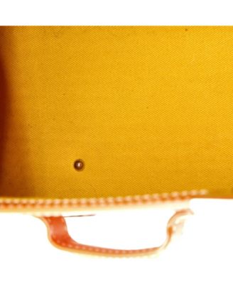 PM Saigon Top Handle Bag Coated Canvas with Leather