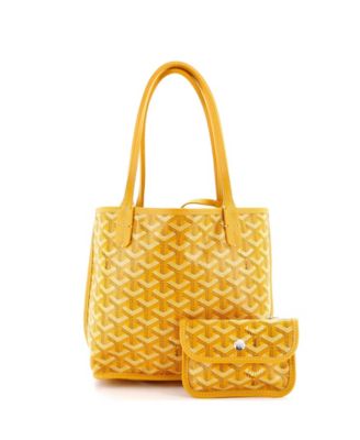 Mini Anjou Reversible Tote Coated Canvas