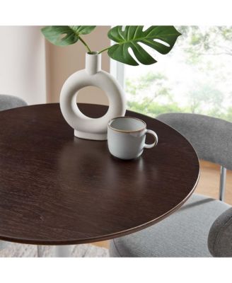 Lippa Round Wood Bar Table