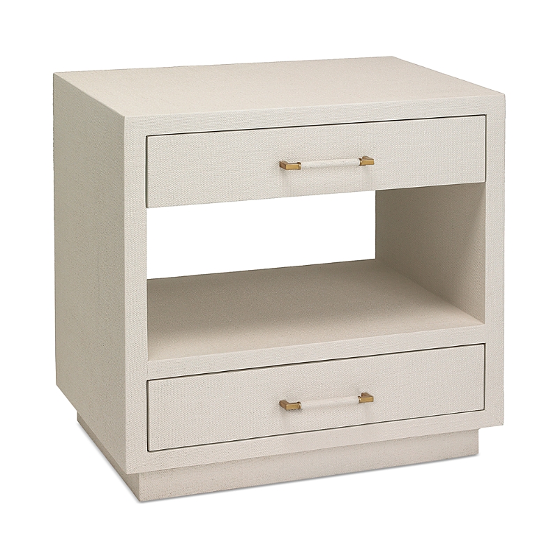 Interlude Home Taylor Bedside Table In Neutral