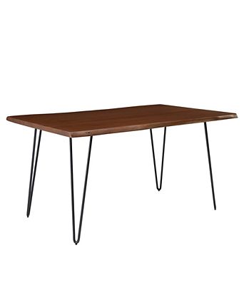 Ardor 60" Live Edge Acacia Wood Acacia Wood Dining Table