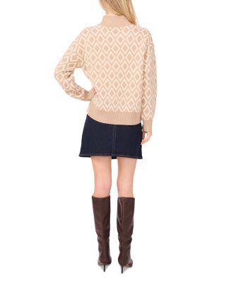 Diamond Turtleneck Sweater