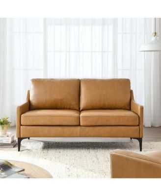 Corland Leather Loveseat