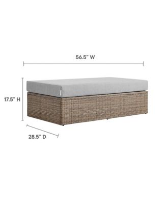 Convene Outdoor Patio Rectangle Ottoman