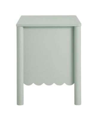 Emmeline Scalloped 2-Drawer Nightstand