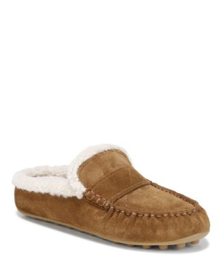 Vince Suede Shearling Lined Slip On Sneakers Cozy Casual Shoes Women’s US 11M 15460788_fpx.tif?qlt=85,0&  main image 3