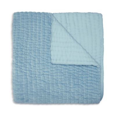 Velvet Quilted Coverlet, King