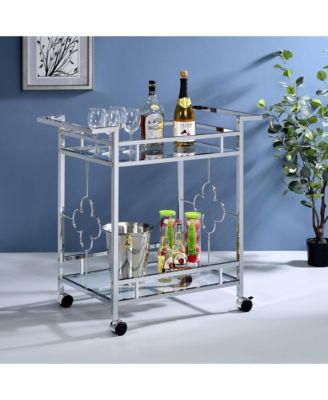 Wyve Steel Frame 2-Shelf Serving Cart