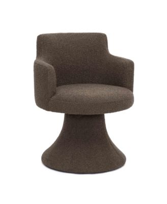 Jeffree Performance Boucle Swivel Dining Chair