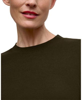 Blanche Button-Back Plush Pima Top