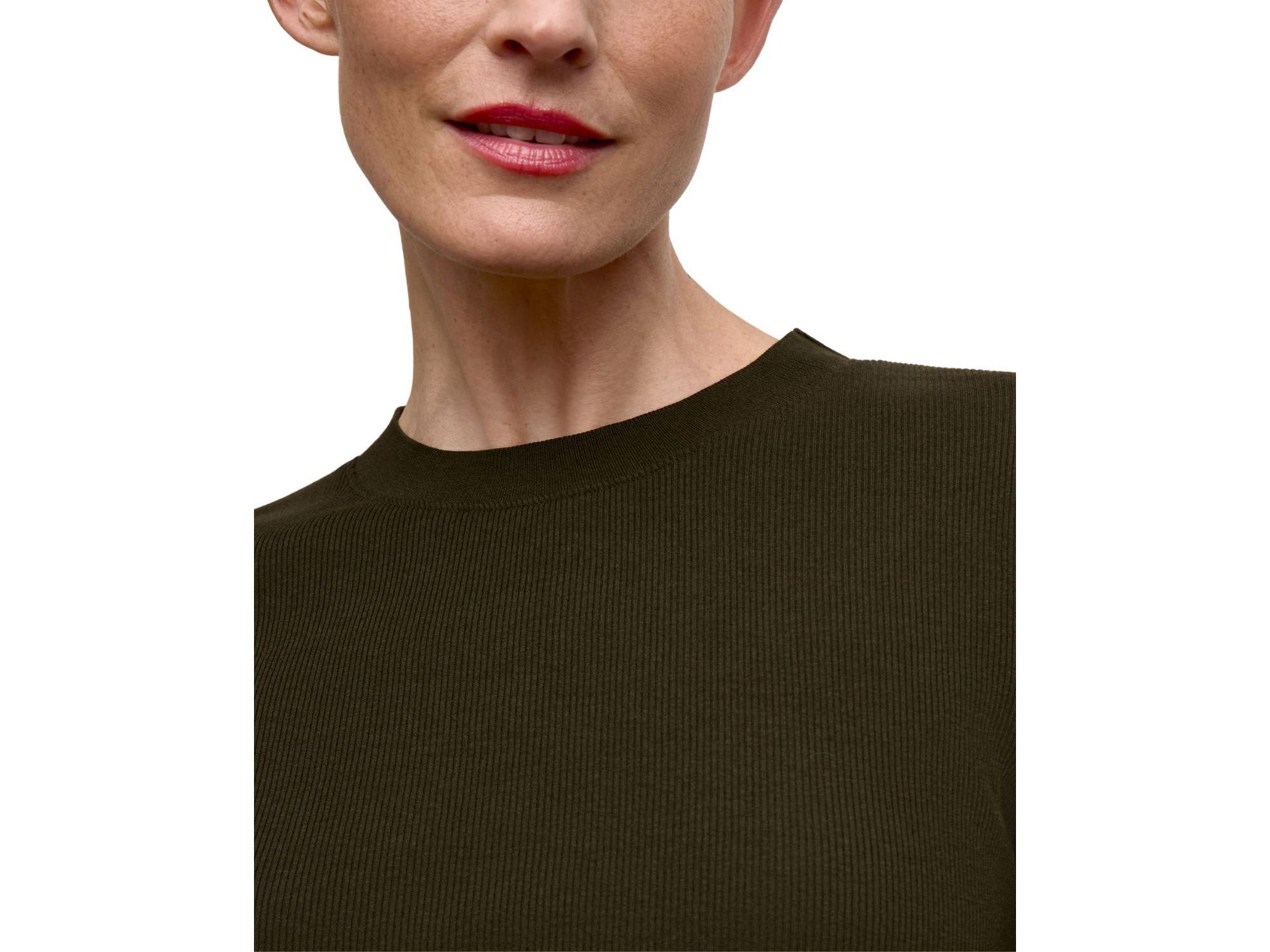 Blanche Button-Back Plush Pima Top — Image 4