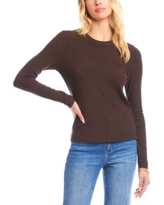 Ribbed Crewneck Top