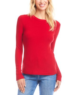 Ribbed Crewneck Top