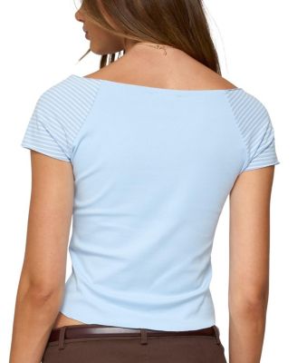 Marina Raglan Stripey T Shirt