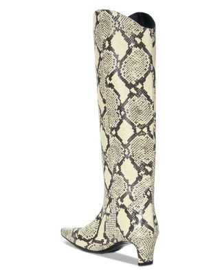Women's Western Wally Snake-Embossed Tall Boots