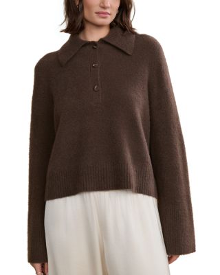 Cashmere Stevie Polo Sweater