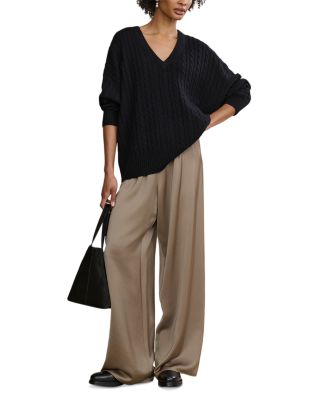 Nell V Neck Wool Cashmere Sweater