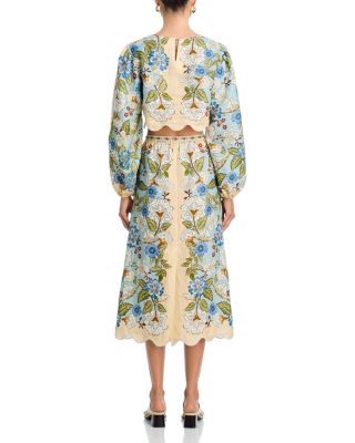 Garden Scarf Top & Skirt