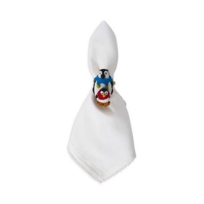 Berry & Thread North Pole Animal Napkin Ring, Assorted, Set of 4
