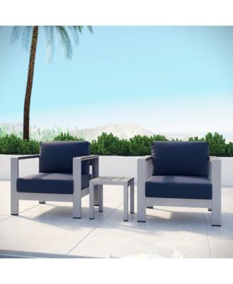  Shore 3 Piece Outdoor Patio Aluminum Set