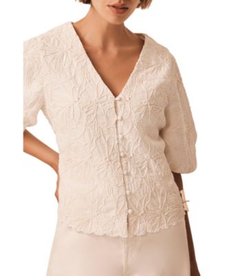 Women's Embroidered Detail Top