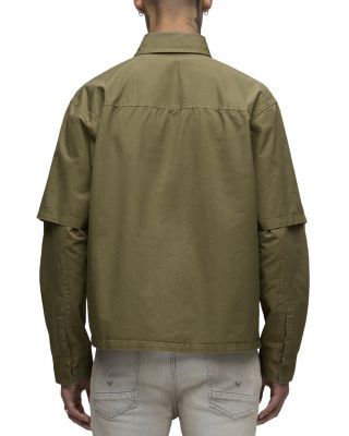 Layered Button Front Shirt