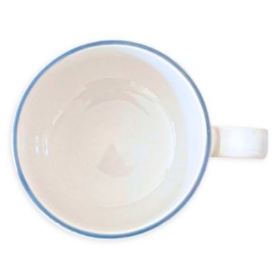 Essentials Cup and Saucer, Navy, Set of 4