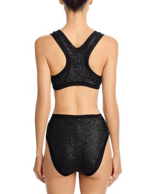 Racer Sequined Hipster Bottom