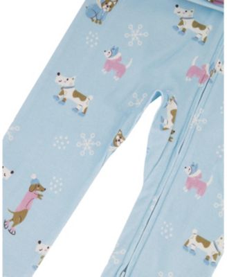  Girls' Organic Cotton Interlock One-Piece Pajama - Little Kid