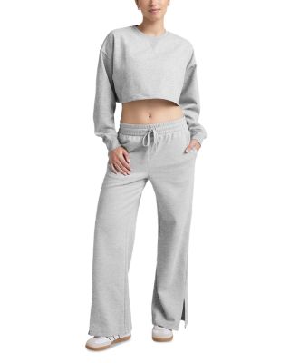 Luxe Fleece Cropped Sweatshirt