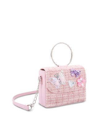 Girls' Butterfly Ring Top Handle Crossbody Bag