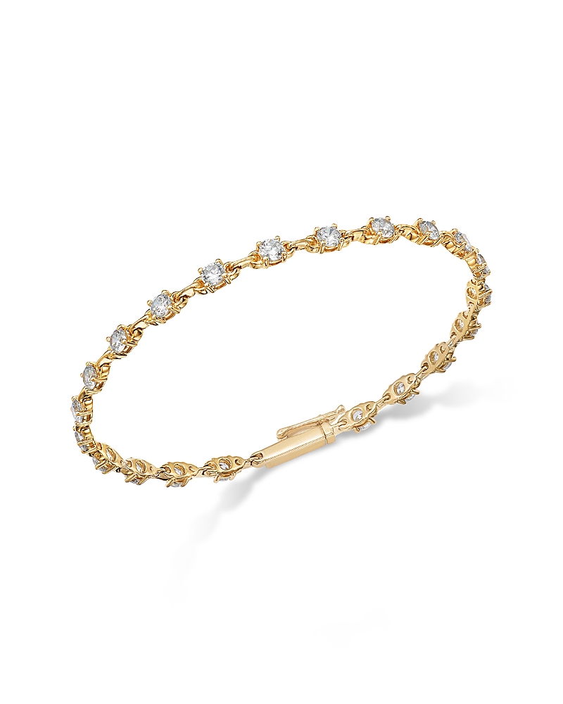 Bloomingdale's Fine Collection Diamond Station Bracelet in 14K Yellow Gold, 3.0 tcw