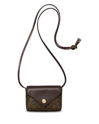 T Monogram Coated Canvas Wallet Crossbody