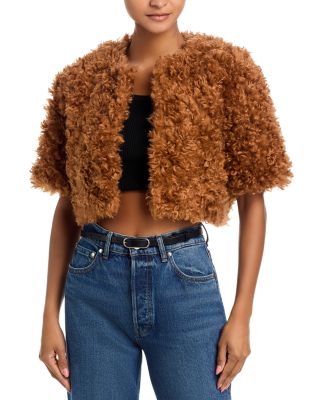 The Plush Bolero Faux Fur Jacket
