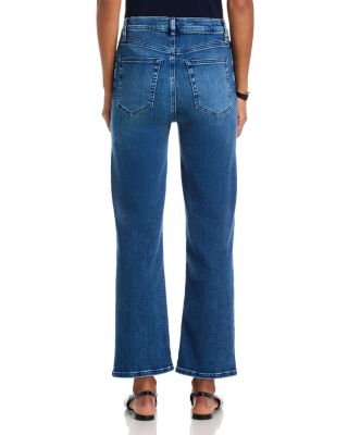 Le Sleek Straight High Rise Jeans in Reign