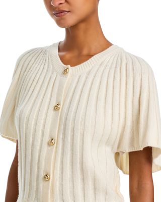 The Wool Cashmere Flutter Cardigan