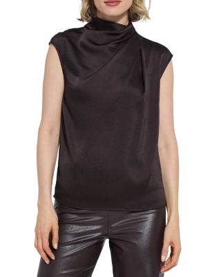 Aisha Draped Satin Top