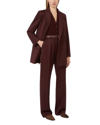 Cannes Cherry Wool Pants