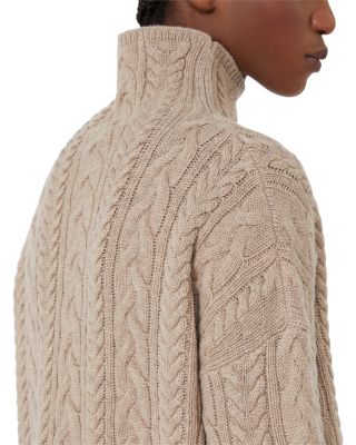 Genova Beige Wool Cashmere Sweater
