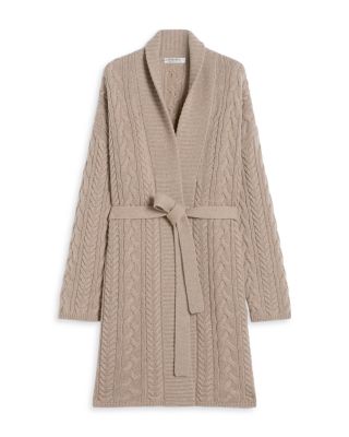 Quebec Beige Wool Cashmere Cardigan