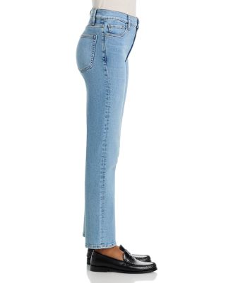Le Sleek Straight High Rise Jeans in Ripple