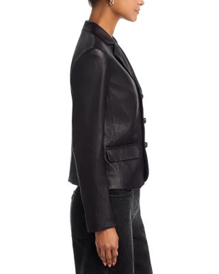 The Leather Smart Blazer
