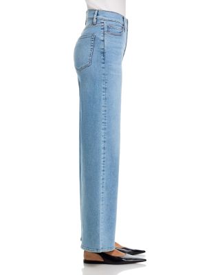 Le Slim Palazzo High Rise Jeans in Canals Ripple
