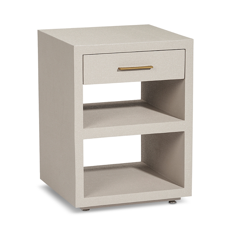 Interlude Home Livia Small Bedside Chest In Neutral