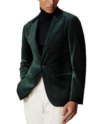 Apsara Peak Lapel Velvet Blazer