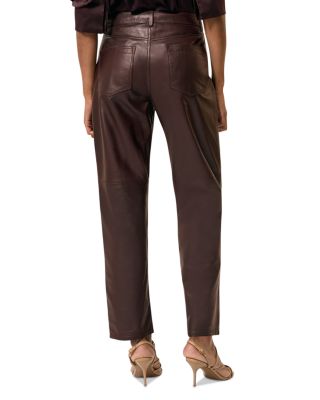 Verona Slim Leather Trousers