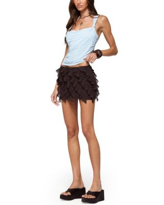 Liza Knotted Cowl Neck Top