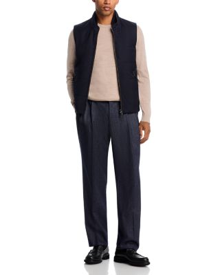 Wool Channel Quilt Travel Vest