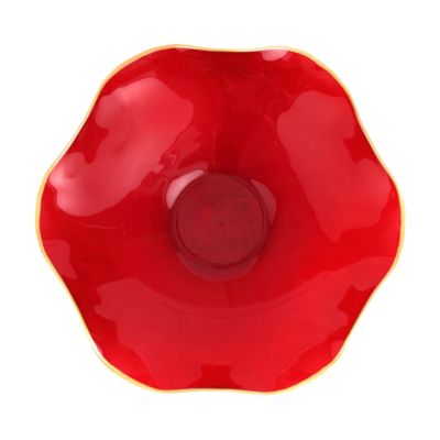 Holiday Glass Medium Serving Bowl